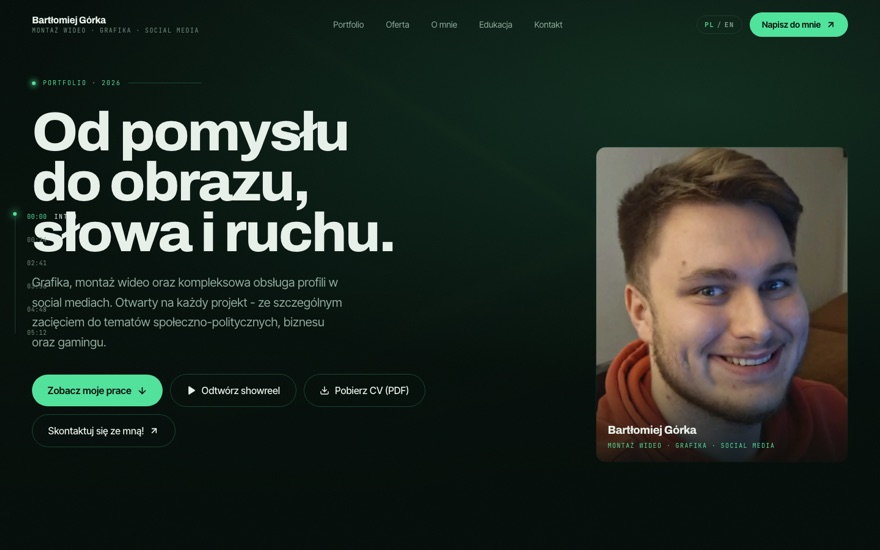 Podgląd strony bartek.nexagency.pl